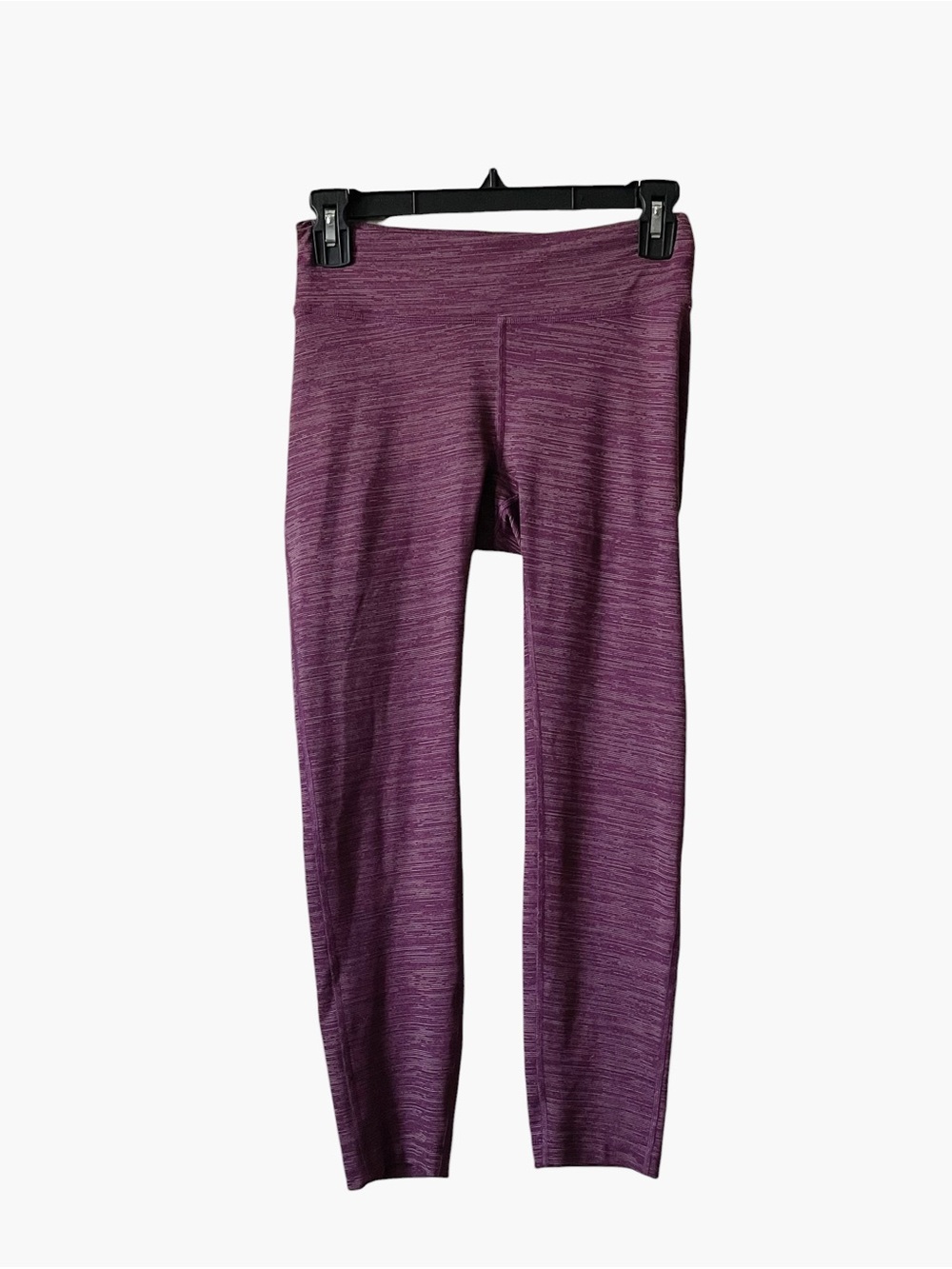 Outdoor Voices Leggings Women's Size S 7/8 Plum Waist Pocket Yoga Ahtleisure